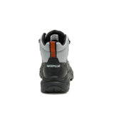 Caterpillar Men's Booster Vent Soft Toe Boot Gray - Heel View