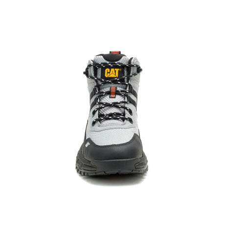 Caterpillar Men's Booster Vent Soft Toe Boot Gray - Front View