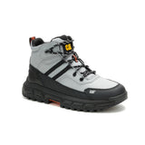 Caterpillar Men's Booster Vent Soft Toe Boot Gray - Angled View
