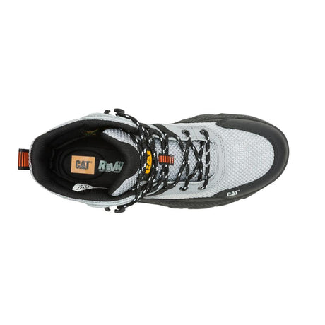 Caterpillar Men's Booster Vent Soft Toe Boot Gray - Top View