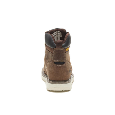 Caterpillar Calibrate Soft-Toe Boot Brown P51074 Heel Image
