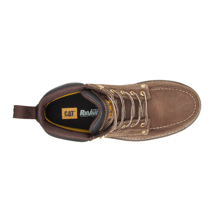 Caterpillar Calibrate Steel-Toe Work Boots Brown P91420 Image View