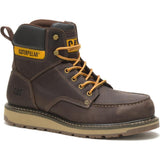 Caterpillar Calibrate Steel-Toe Work Boot Dark Brown P91418 Medial Image