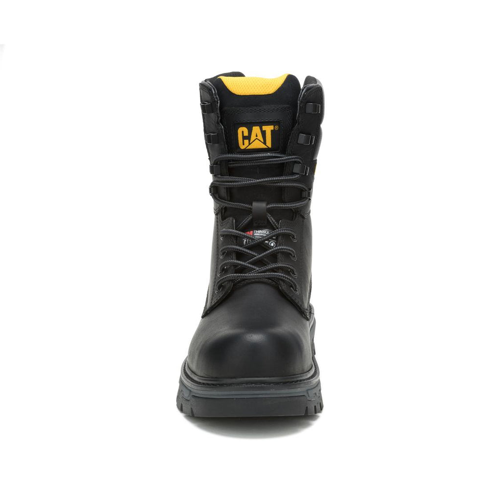 Caterpillar Colorado Equip 8" Waterproof Insulated Composite-Toe Boots Black P91753 Front Image