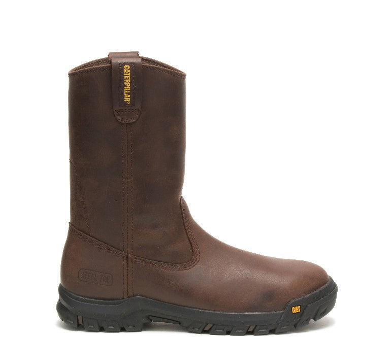 Caterpillar Drawbar Steel-Toe Pull On Work Boot Brown P91155 Profile