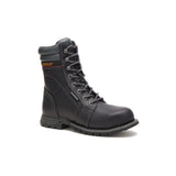 Caterpillar Echo Women’s Steel-Toe Waterproof Work Boot Black P90899 Medial Image
