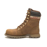 Caterpillar Echo Women’s Steel-Toe Waterproof Work Boot Brown P91575 Side Image