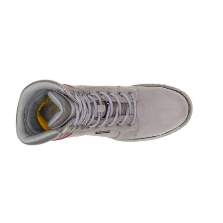 Caterpillar Echo Women’s Steel-Toe Waterproof Work Boot Frost Grey P90565 Front Image