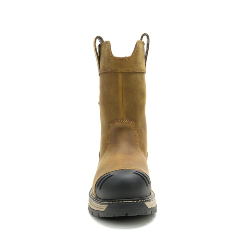 Caterpillar Men's Excavator PowerSpring Wellington Composite Toe Boot Pyramid - Front View