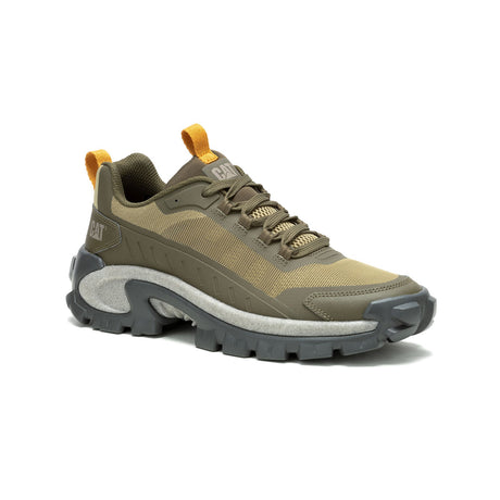 Caterpillar Intruder Lightning Mesh Soft-Toe Shoe Olive Green P111432 Medial Image