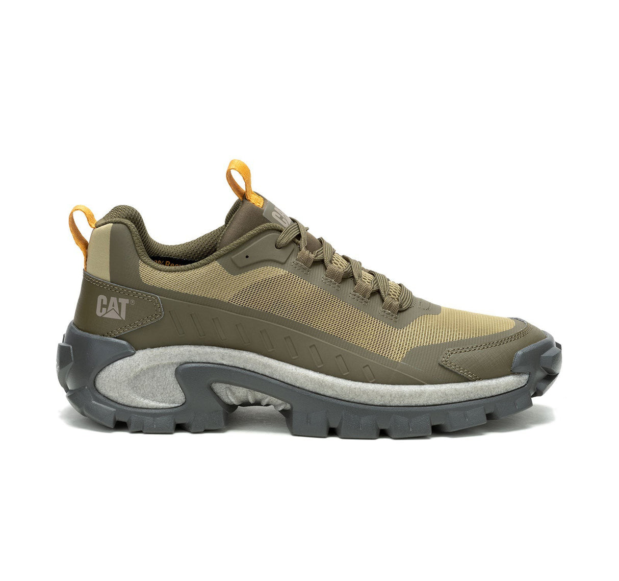 Caterpillar Intruder Lightning Mesh Soft-Toe Shoe Olive Green P111432 Profile