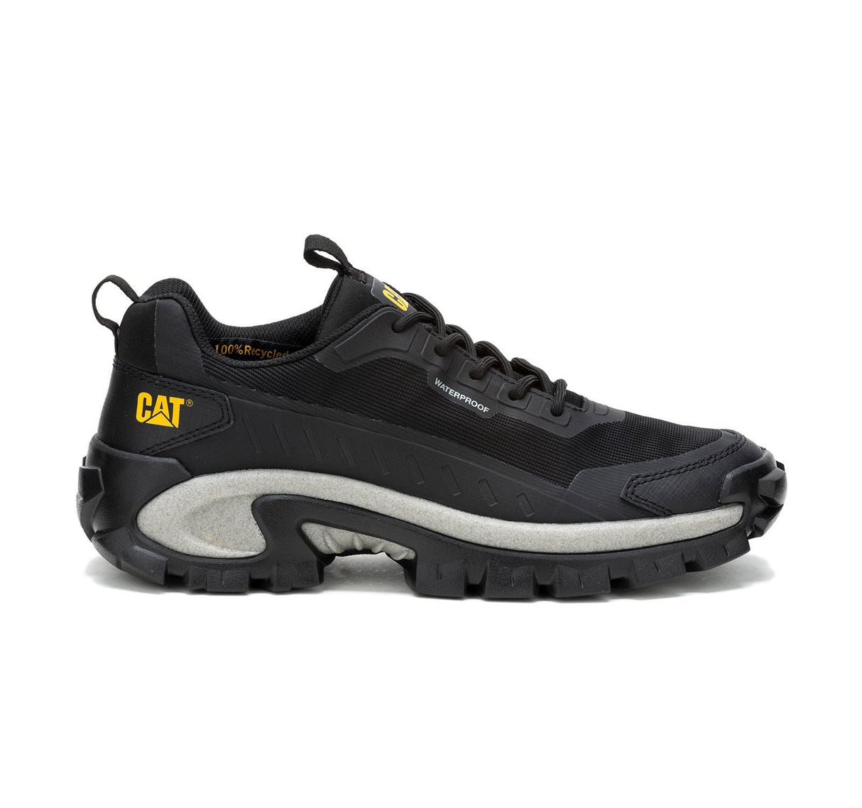 Caterpillar Intruder Lightning Mesh Soft-Toe Waterproof Shoe Black P111445 Profile