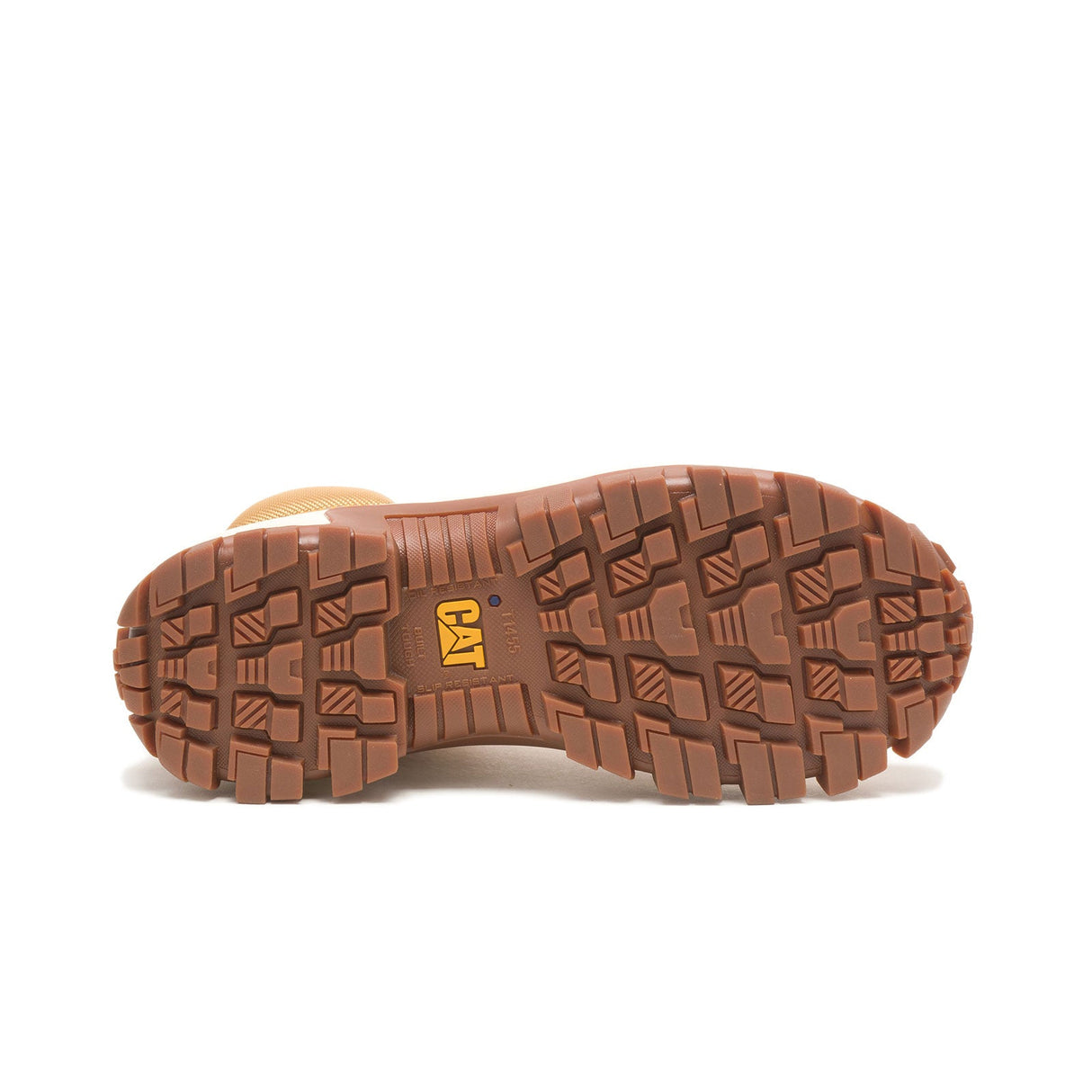 Caterpillar Invader Hi Steel-Toe Work Boot Honey P91286 Sole Image