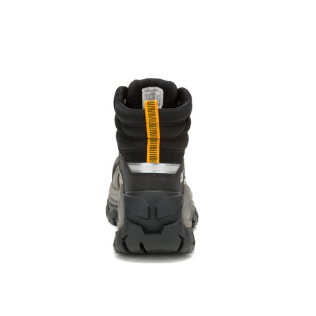 Caterpillar Invader Max Waterproof Composite-Toe Boots Gargoyle P91730 Heel Image