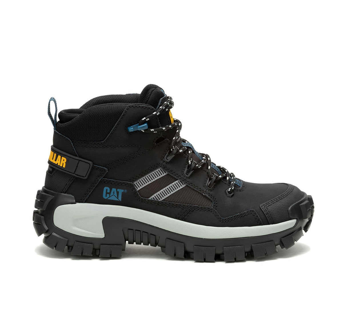 Caterpillar Invader Mid Vent Composite-Toe Work Boot Black P91664 Profile