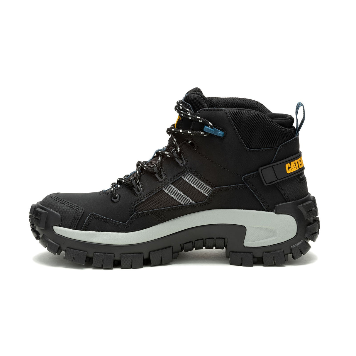 Caterpillar Invader Mid Vent Composite-Toe Work Boot Black P91664 Side Image