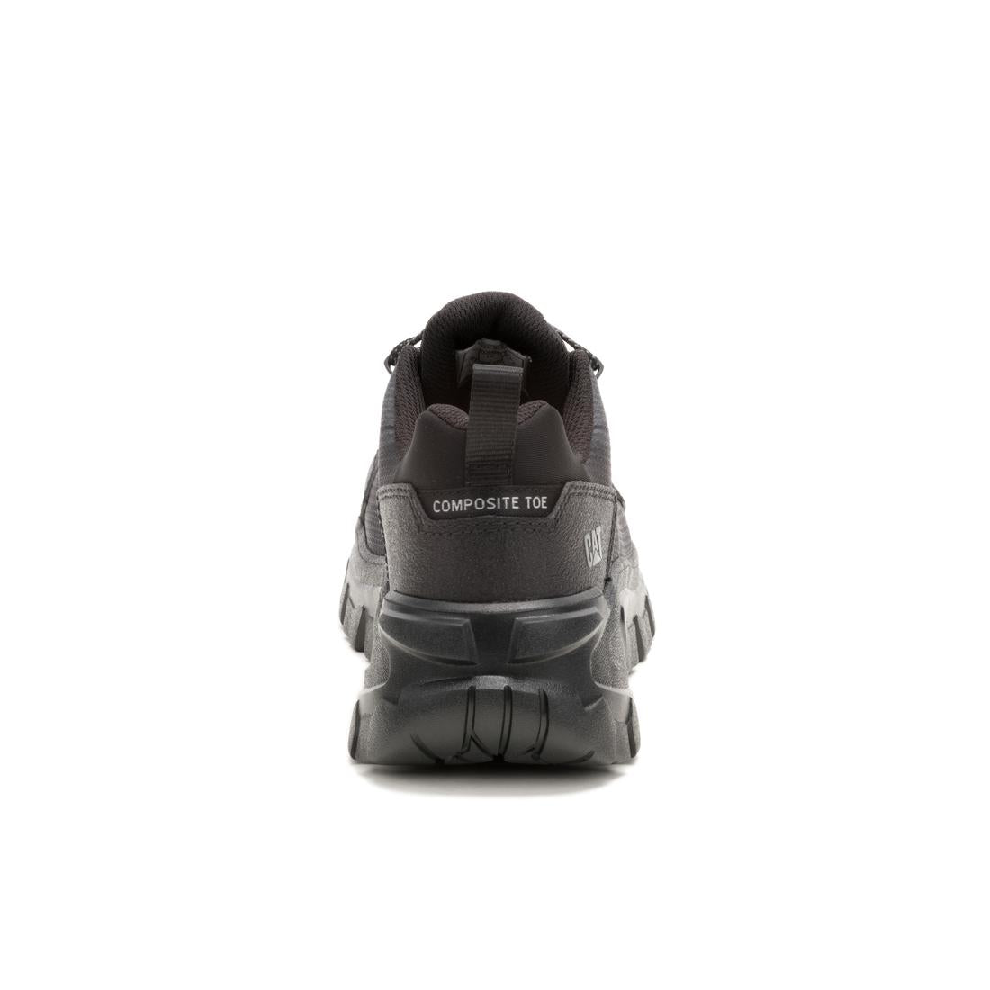 Caterpillar Invader Sport Lo Mesh Women's Composite-Toe Shoes Black P91780 Heel Image