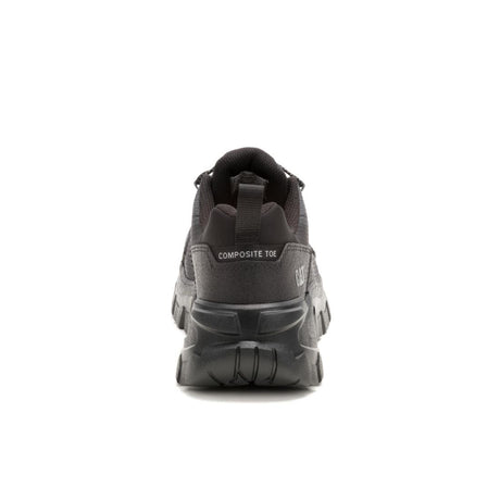 Caterpillar Invader Sport Lo Mesh Women's Composite-Toe Shoes Black P91780 Heel Image