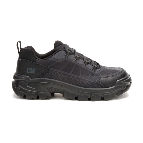 Caterpillar Invader Sport Lo Mesh Composite-Toe Shoes Black In Mesh P91766 Profile