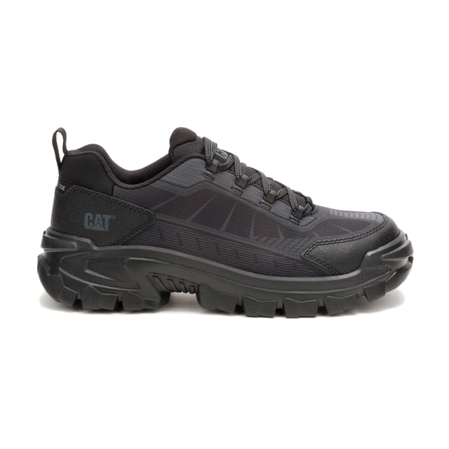 Caterpillar Invader Sport Lo Mesh Composite-Toe Shoes Black In Mesh P91766 Profile