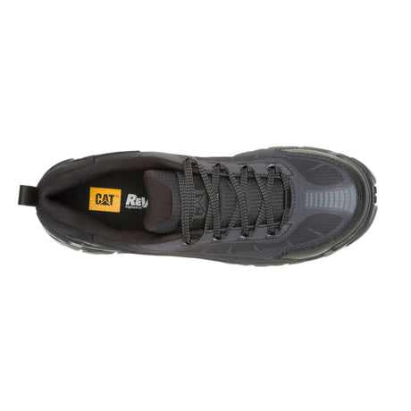 Caterpillar Invader Sport Lo Mesh Composite-Toe Shoes Black In Mesh P91766 Side Image