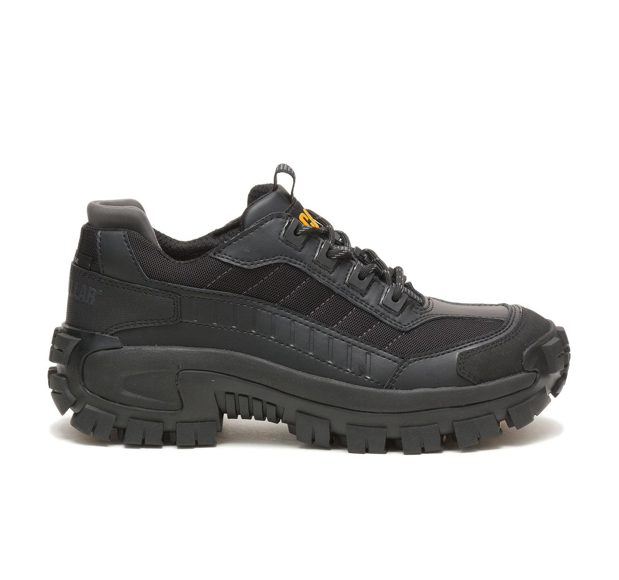 Caterpillar Invader Steel-Toe Work Boot Black P91274 Profile