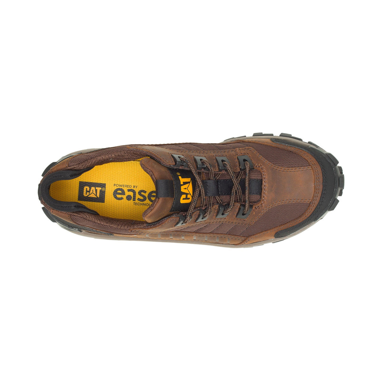 Caterpillar Invader Steel-Toe Work Shoe Dark Brown P91338 Front Image