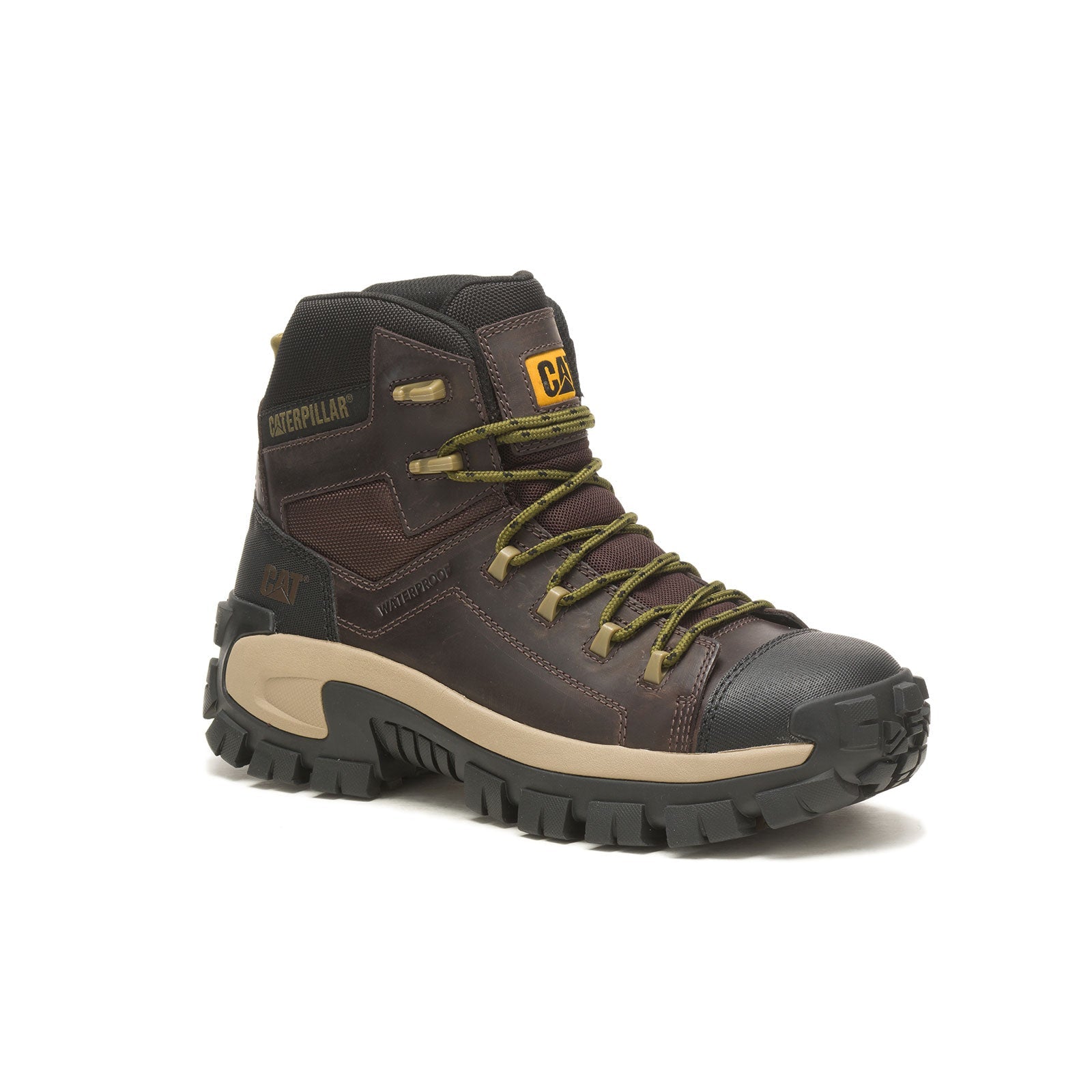 Caterpillar Men's Invader WP Comp Toe Hiker - Brown – Steel Toes
