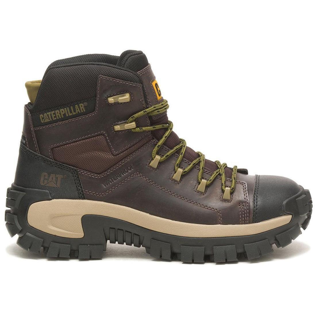 Caterpillar Men's Invader WP Comp Toe Hiker - Brown – Steel Toes