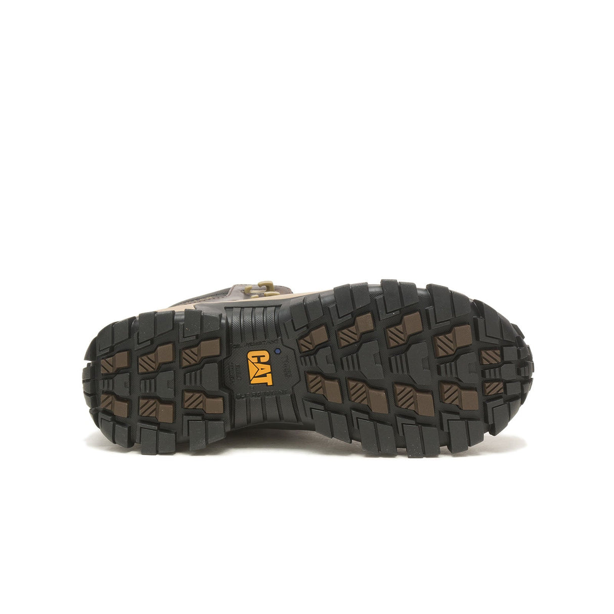 Caterpillar Invader Composite-Toe Waterproof Hiker Work Boot Brown P91541 Sole Image