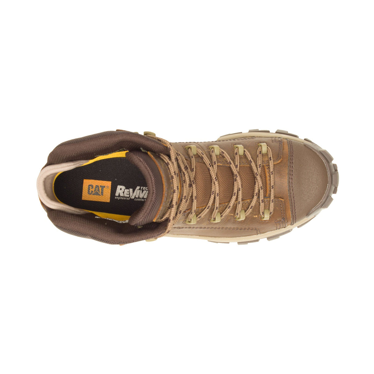 Caterpillar Invader Soft-Toe Waterproof Hiker Boot Light Brown P51083 Side Image