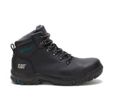Caterpillar Mae Women’s Steel-Toe Waterproof Work Boot Black P91022 Profile