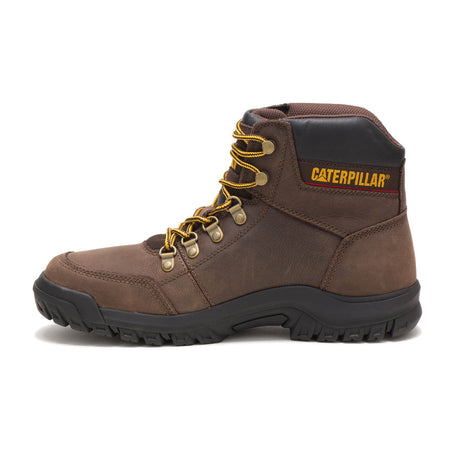 Caterpillar Outline Soft-Toe Boot Seal Brown P74087 Side Image