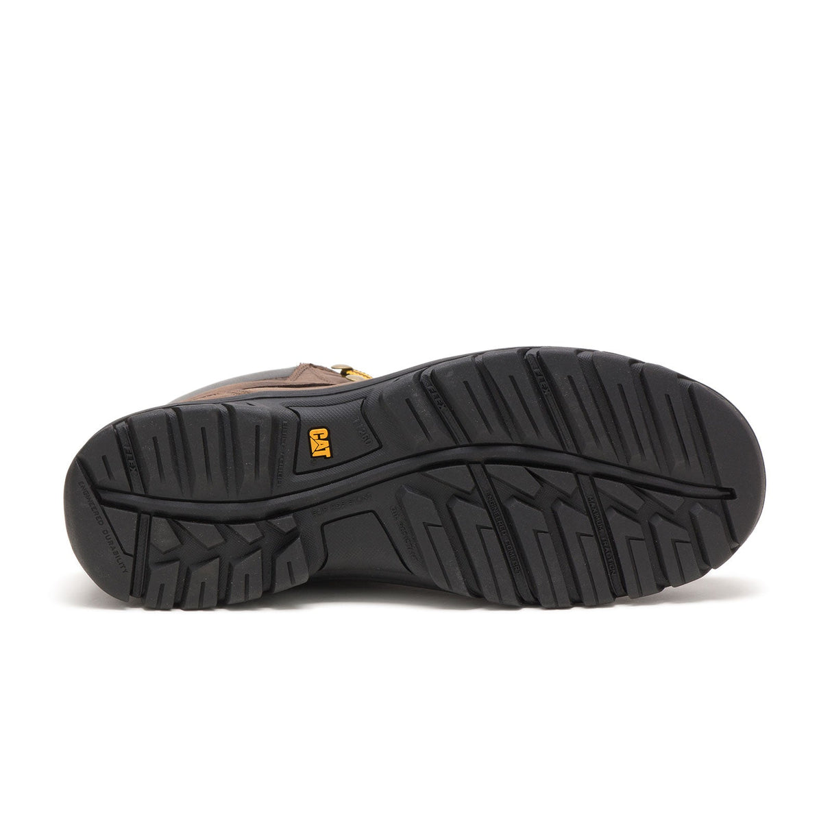 Caterpillar Outline Soft-Toe Boot Seal Brown P74087 Sole Image