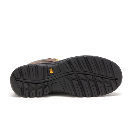 Caterpillar Outline Soft-Toe Boot Seal Brown P74087 Sole Image