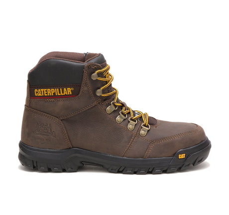 Caterpillar Outline Steel-Toe Work Boot Brown P90803 Profile