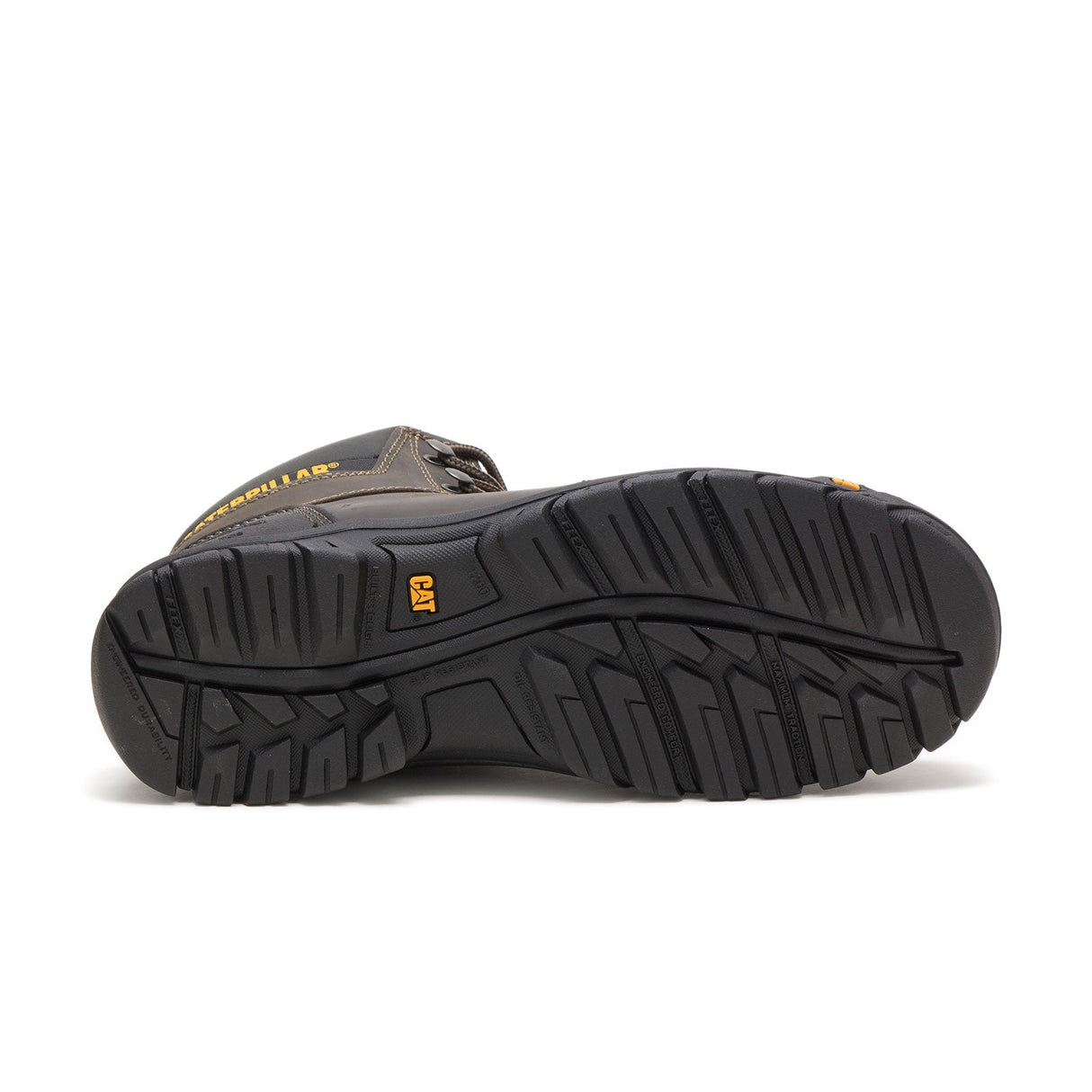 Caterpillar Outline Steel-Toe Work Boot Brown/Black P90802 Sole Image