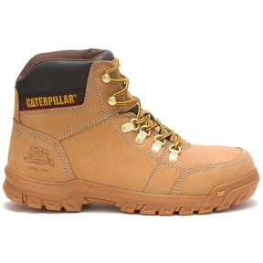 Caterpillar Outline Steel-Toe Work Boot Honey Profile View