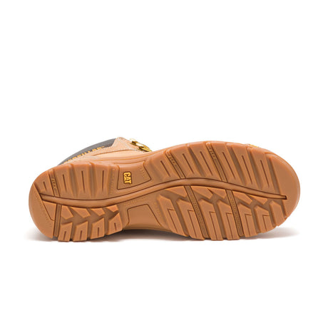 Caterpillar Outline Steel-Toe Work Boot Honey P90801 Sole Image