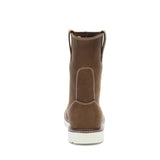 Caterpillar Men's Reclaimer Wedge 10-Inch Wellington Soft Toe Boot Pyramid - Heel View
