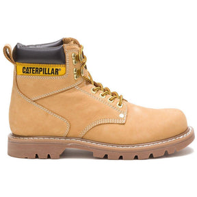 Caterpillar Second Shift Soft-Toe Work Boot Honey Profile View