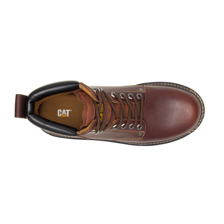 Caterpillar Second Shift Soft-Toe Work Boots Tawny P72365 Front Image