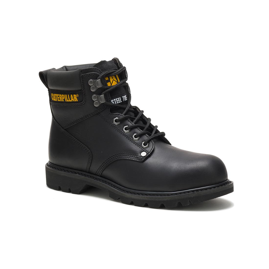 Caterpillar Men's Second Shift Steel Toe Boot - Black