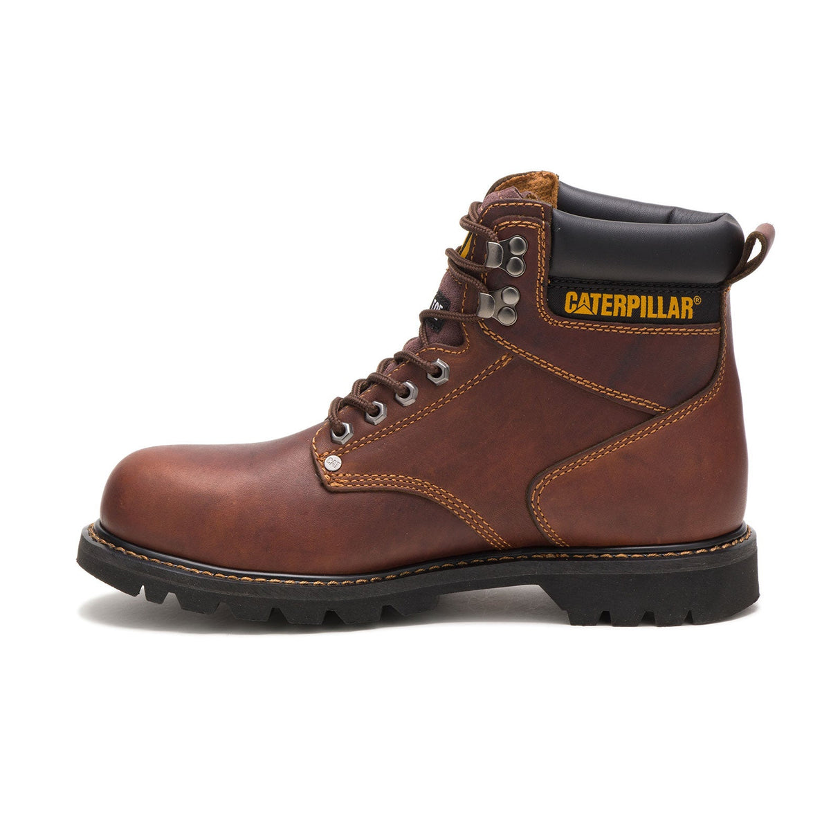 Caterpillar Second Shift Steel-Toe Work Boot Tawny P89817 Side Image