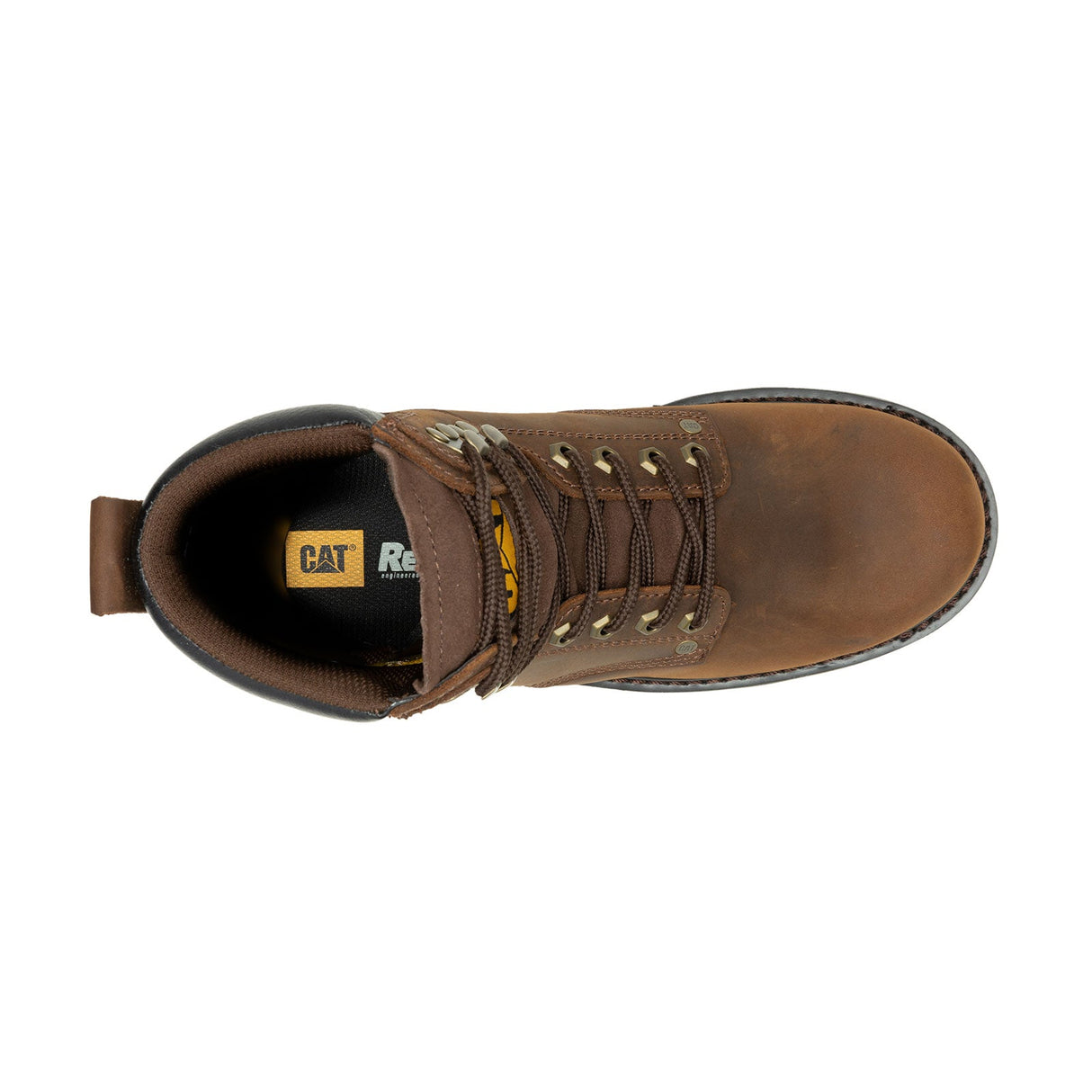 Caterpillar Second Shift Soft-Toe Waterproof Work Boot Dark Brown P51086 Image View