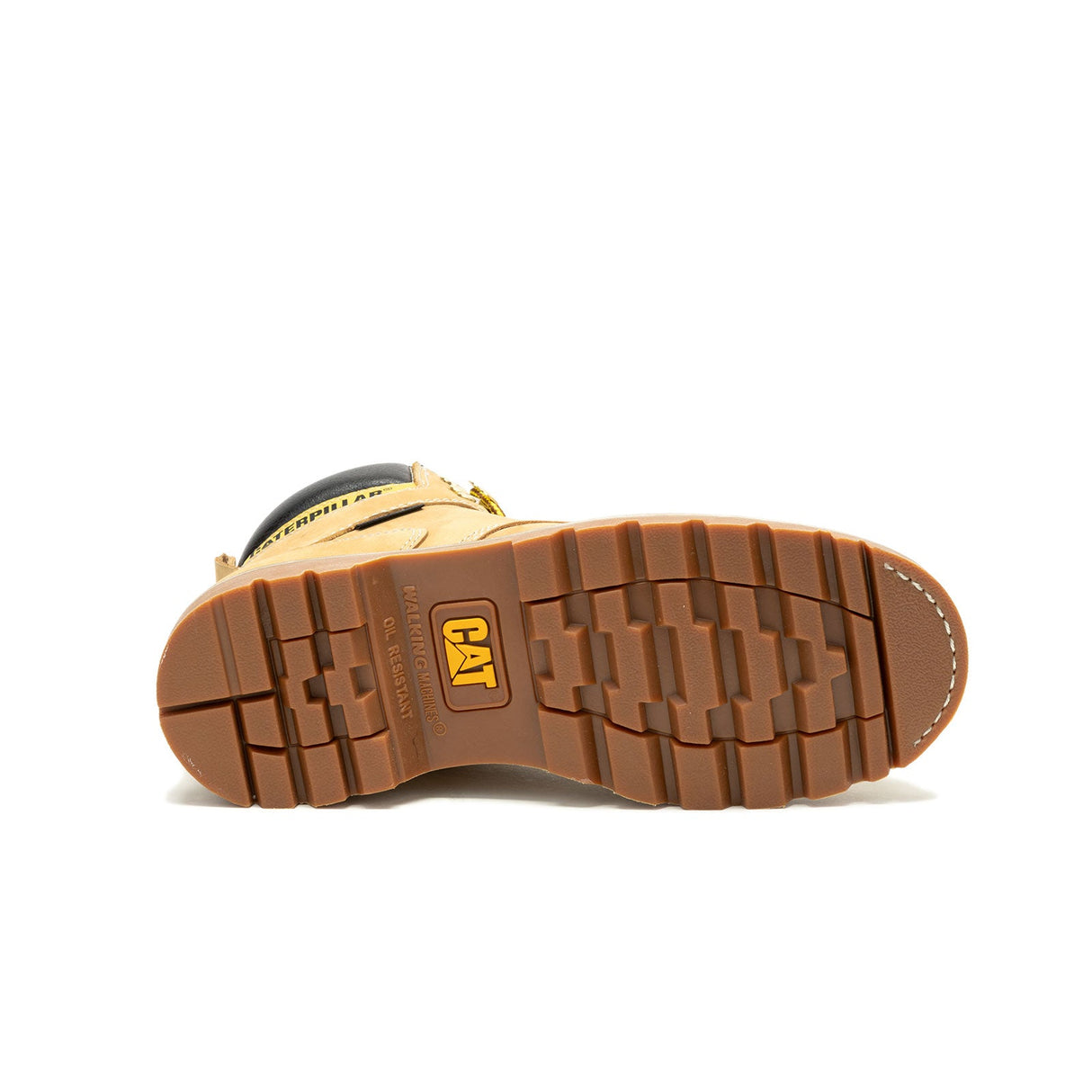 Caterpillar Second Shift Soft-Toe Waterproof Work Boot Honey P51085 Sole Image