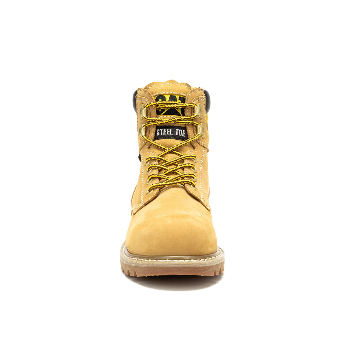 Caterpillar Second Shift Steel-Toe Waterproof Work Boot Honey P91659 Front Image
