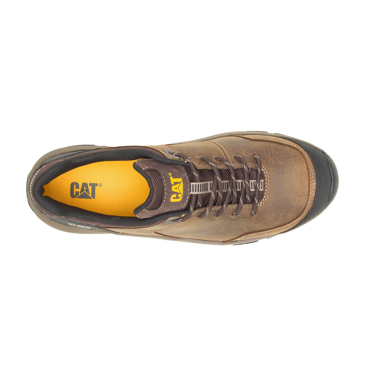 Caterpillar Streamline 2.0 Composite-Toe Leather Work Shoe Clay P91350 Front Image