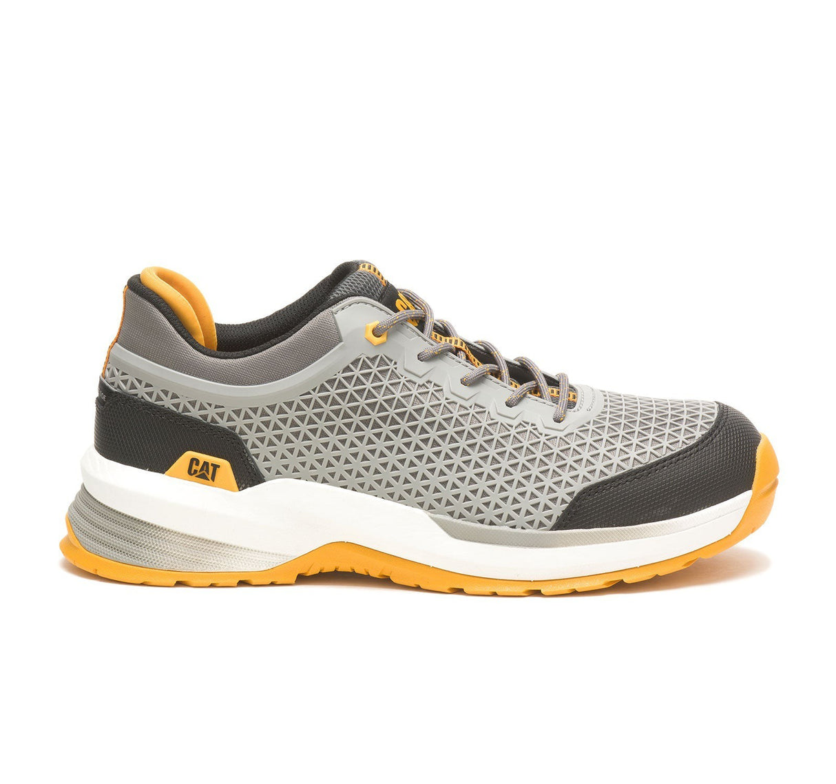 Caterpillar Streamline 2.0 Composite-Toe Work Shoe Gray P91346 Profile