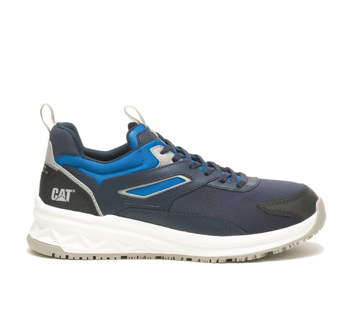 Caterpillar Streamline Runner Composite-Toe Work Shoe Navy P91609 Profile